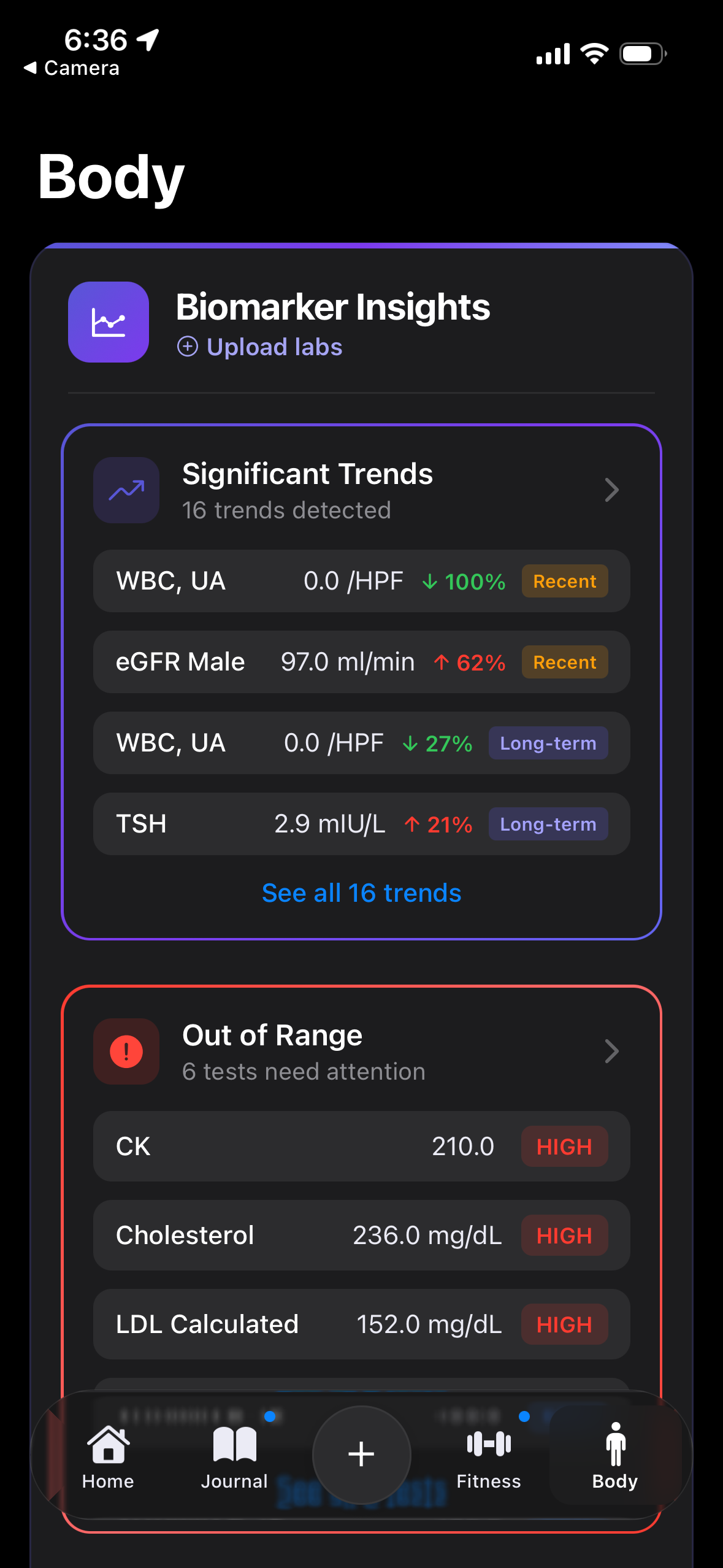 Clarity app screenshot